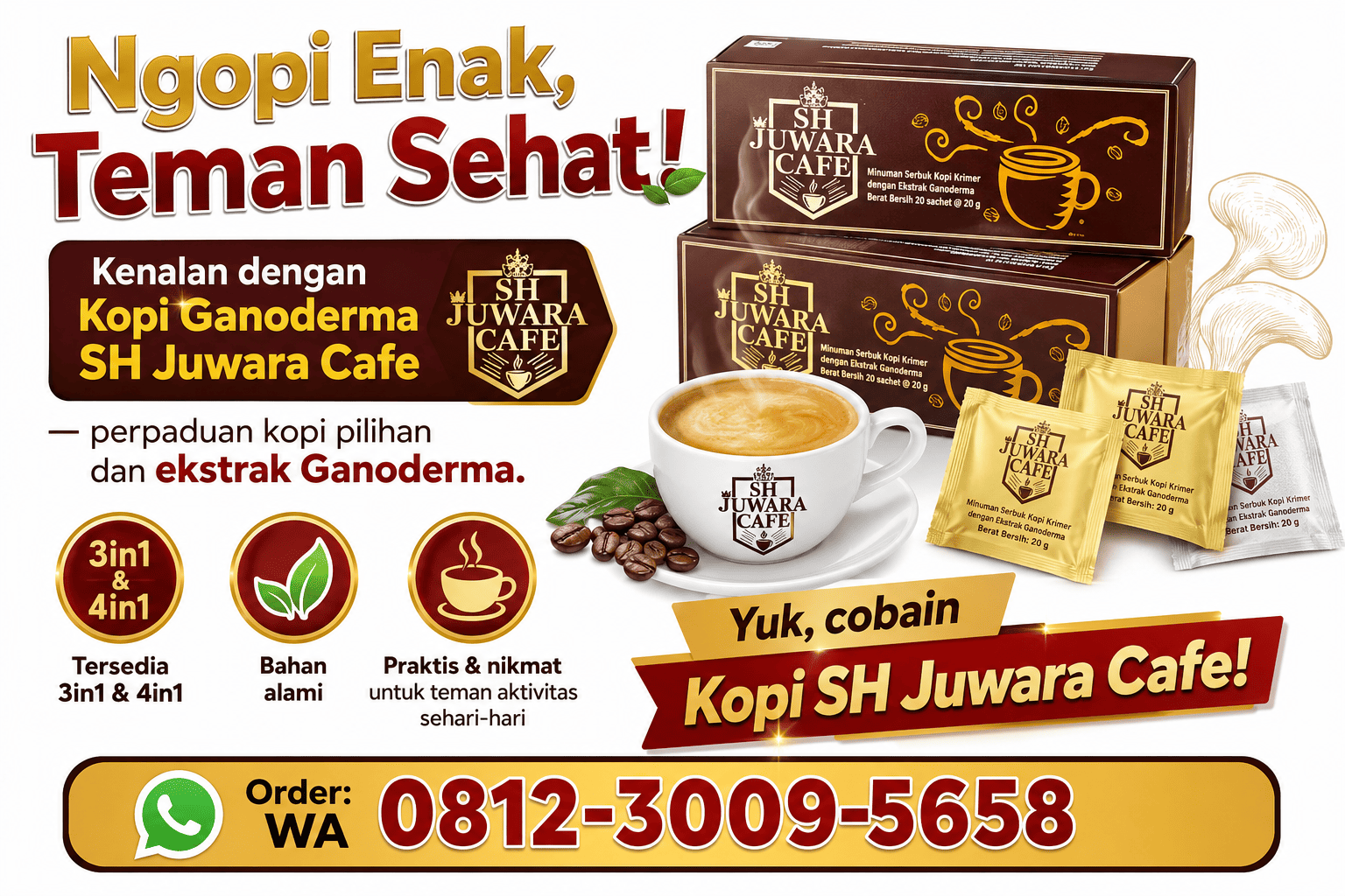 Pola Kerja Kopi SH Juwara Cafe Shuang Hor