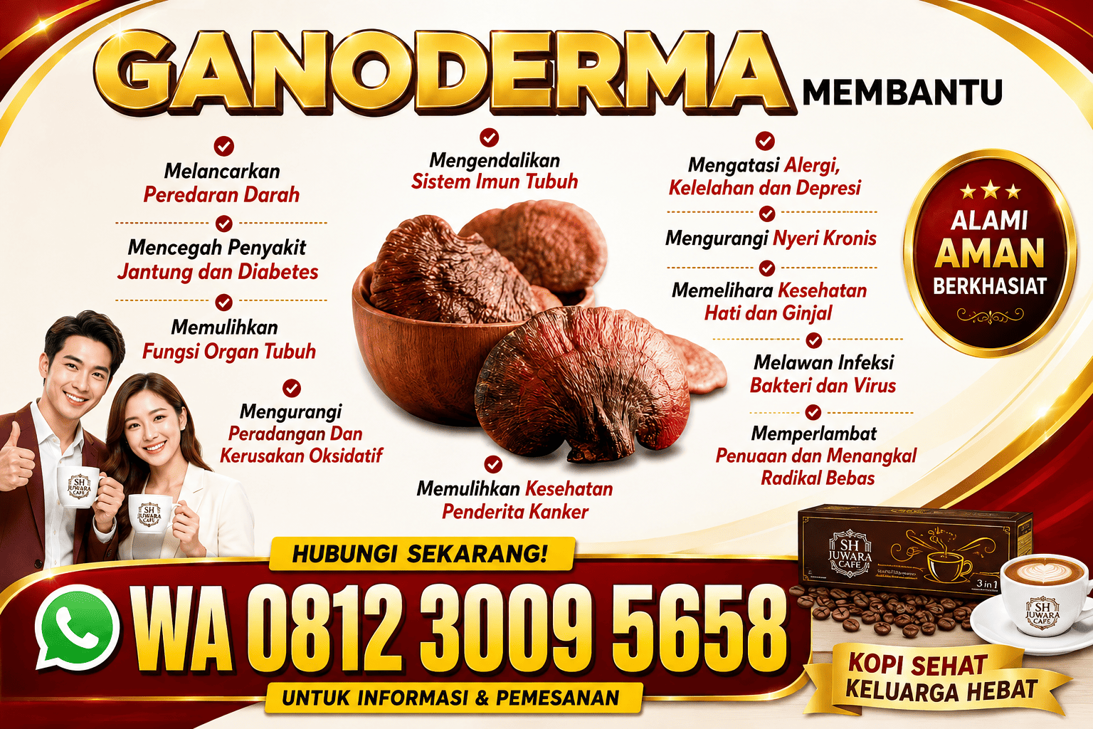 Bisnis MLM Kopi Ganoderma Tanpa Modal Juwara Cafe